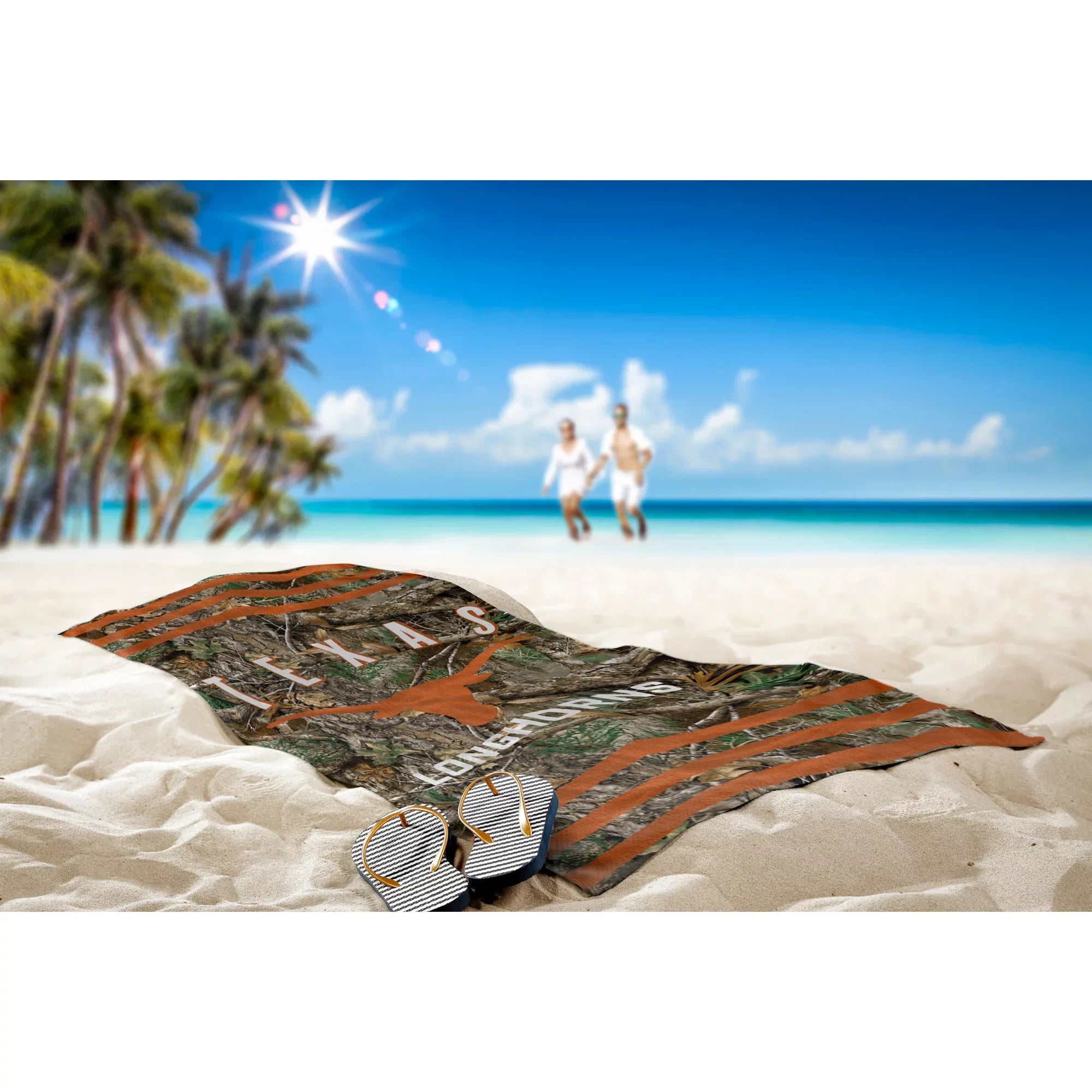 The Northwest Group  Texas Longhorns 30"x 60" Three Sizetripes Beach Towel