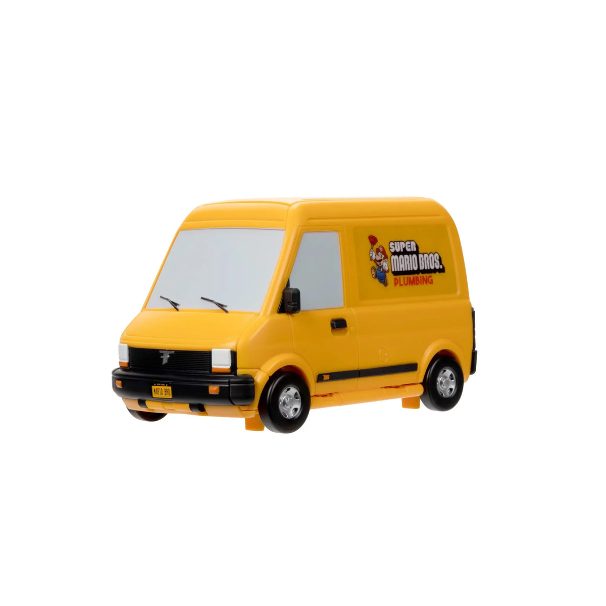 Sizeuper Mario Bros. Movie Yellow Van Playset Opens to Reveal Movie Moment with 1.25 inch Action Figure Children 3 to 8