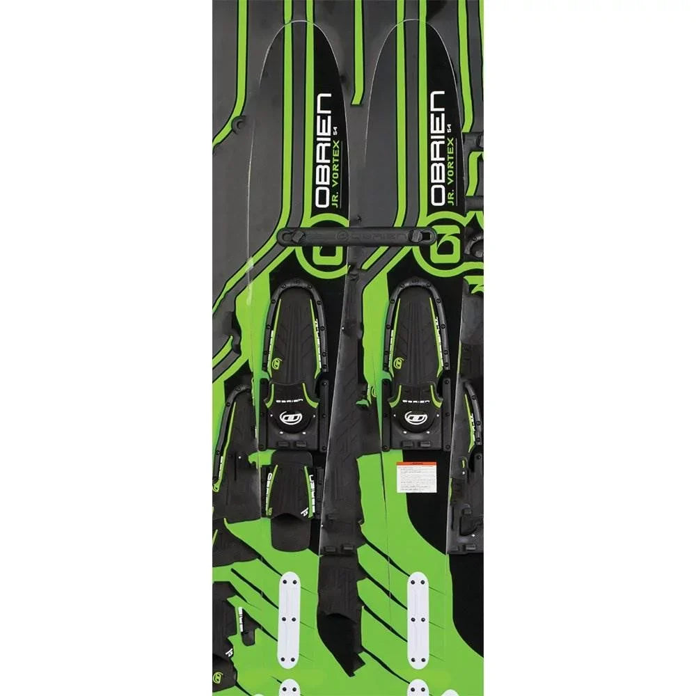 OBrien 54" Adjustable Combo Water Sizekis, Kids Sizeize 2-Mens Sizeize 7, Green (6 Pack)