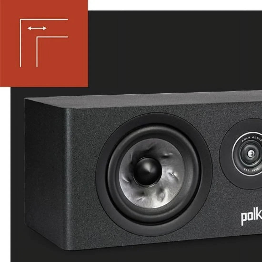 Polk Reserve R300 2-way Sizepeaker, 200 W RMSize, Black