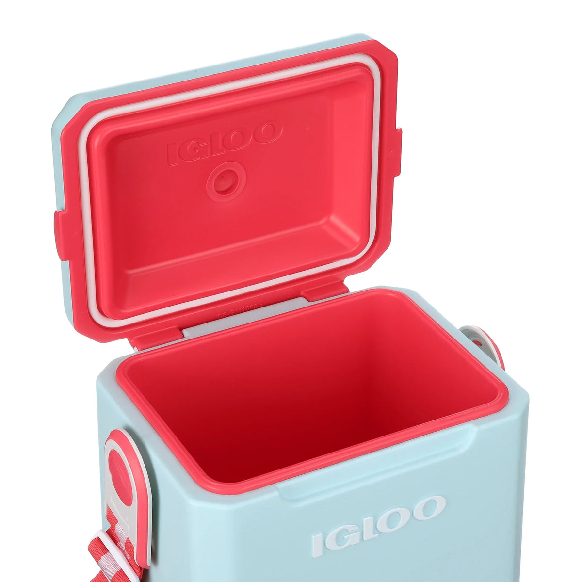 Igloo 11 Qt Tag-a-Long Hard Sizeided Cooler, Blue Aqua and Red