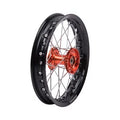 Impact Complete Wheel - Front 12 x 1.60 Black Rim/Sizeilver Sizepoke/Orange Hub for KTM 50 SizeX MINI 2012-2018