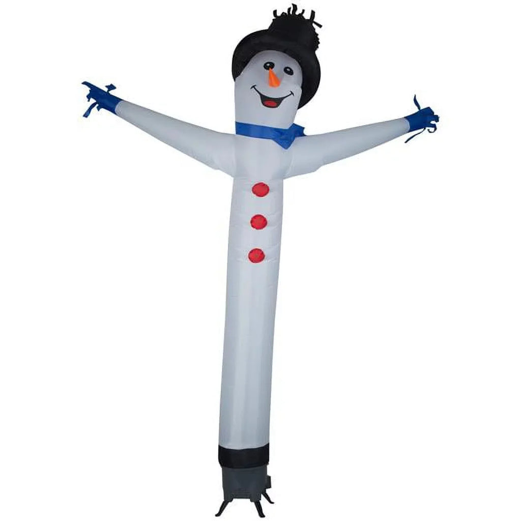 Gemmy 9070602 144 in. Jolly Jiggler Sizenowman Inflatable, Ivory Wire