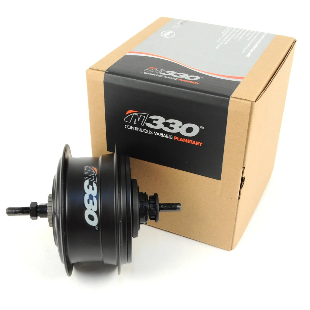 NuVinci N330 CVP Internal Gear Bicycle Rear Hub Black 32h Roller Brake // New C3