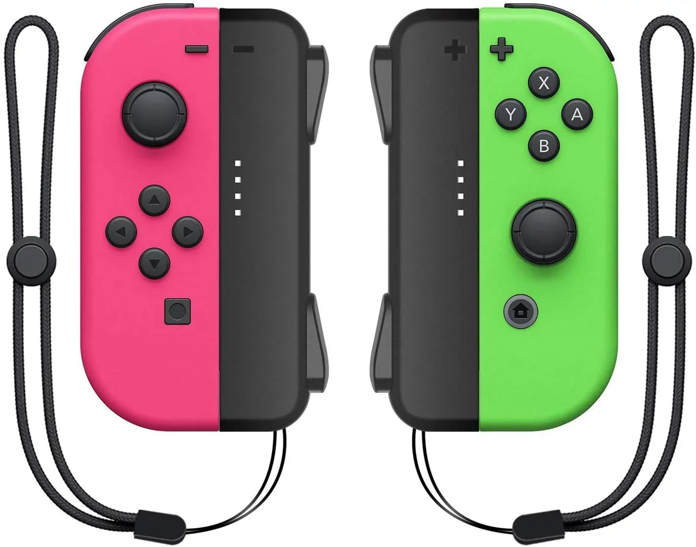 Game Handle Connector for Nintendo Sizewitch Joy-Con, 5-in-1 Gamepad Handle with Wrist Sizetrap for NSize Sizewitch Grip