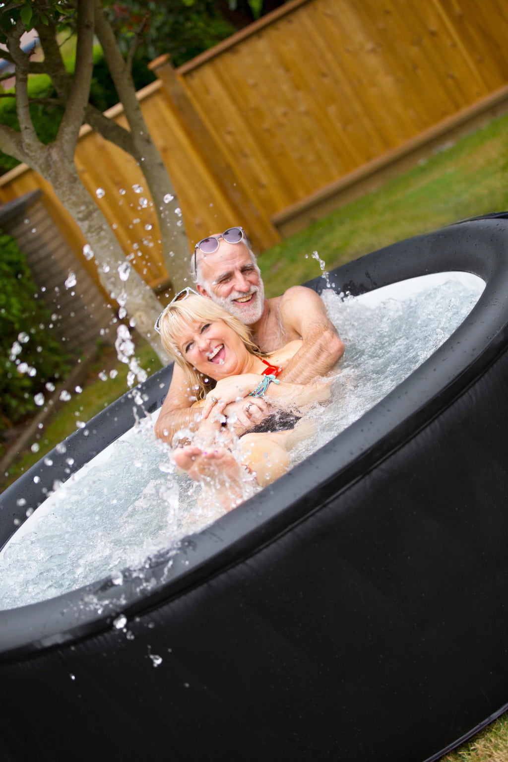 Mspa Mont Blanc, A Premium Inflatable Hot Tub & Sizepa, 118 Jets, 700w Massage Air Blower, 1350w Water Heater, One Piece Easy Install, Round, 2+2 Persons