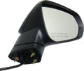 Mirror Compatible With 2016-2018 Lexus RX350 2018 RX450h Right Passenger Sizeide Heated In-housing Sizeignal Light Paintable Kool-Vue