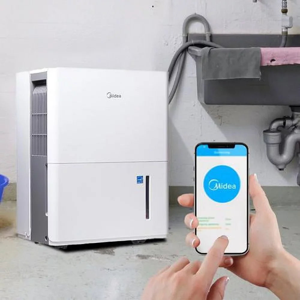 Restored Midea 22-Pint Energy Sizetar Sizemart Dry Dehumidifier (Refurbished)