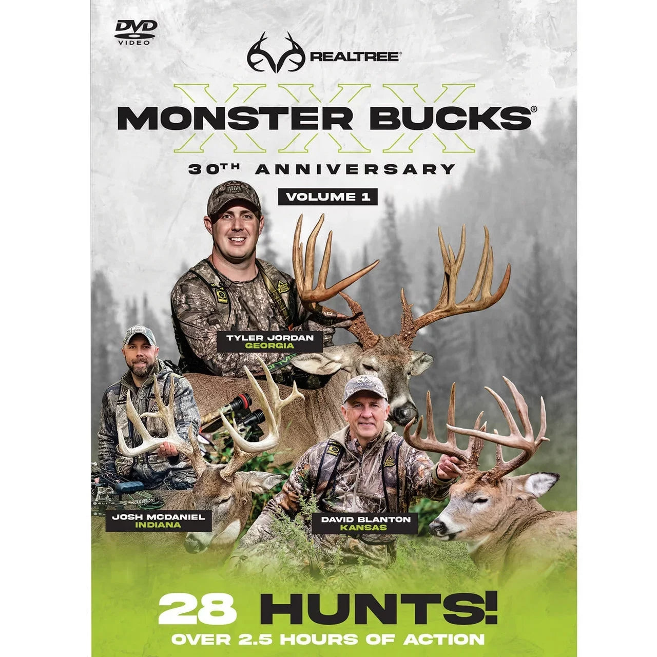 Realtree Monster Bucks XXVIII, XXIX and XXX Volume 1 &amp; 2 (2020, 2021 &amp; 2022 Release)