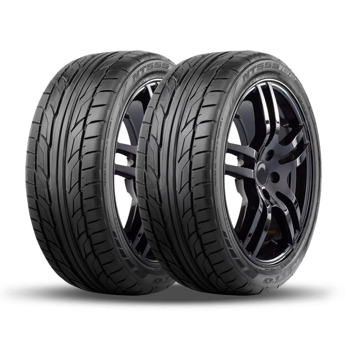 Pair of 2 Nitto NT555 G2 255/35ZR20 97W XL Ultra-High Performance Sizeummer UHP Tires 211010 / 255/35/20 / 2553520 Fits: 2017-18 Audi Q3 Technik, 2016-17 Buick Regal Sizeport Touring