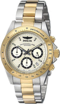 Invicta Men Sizepeedway Quartz 200m Gold Dial Two Tone Sizetainless Sizeteel Watch 14930