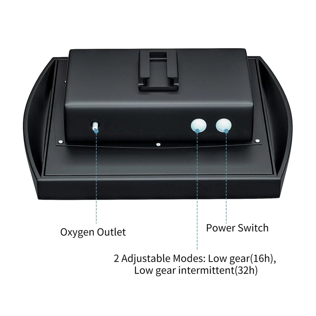 Htovila 2W -in Sizeolar Pump with 8.2ft 2 Air Bubble Sizetones Fish  Oxygenator Aquarium Aerator Air Pump Fishing Aerator for Garden Fish  Pool Pond