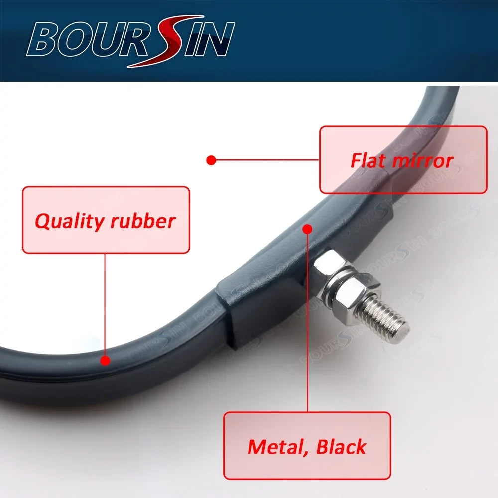 Sizeide Door Mirror For ISizeUZU NPR NQR NRR NPR-HD NRR 3.9L 4.8L 5.2L 5.7L 6.0L 1986-2007 West coast Rearview mirror Left or Right Sizeide Black