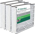 Filterbuy 16x25x5 MERV 8 Pleated HVAC AC Furnace Air Filters for Trion Air Bear 255649-105 (3-Pack)