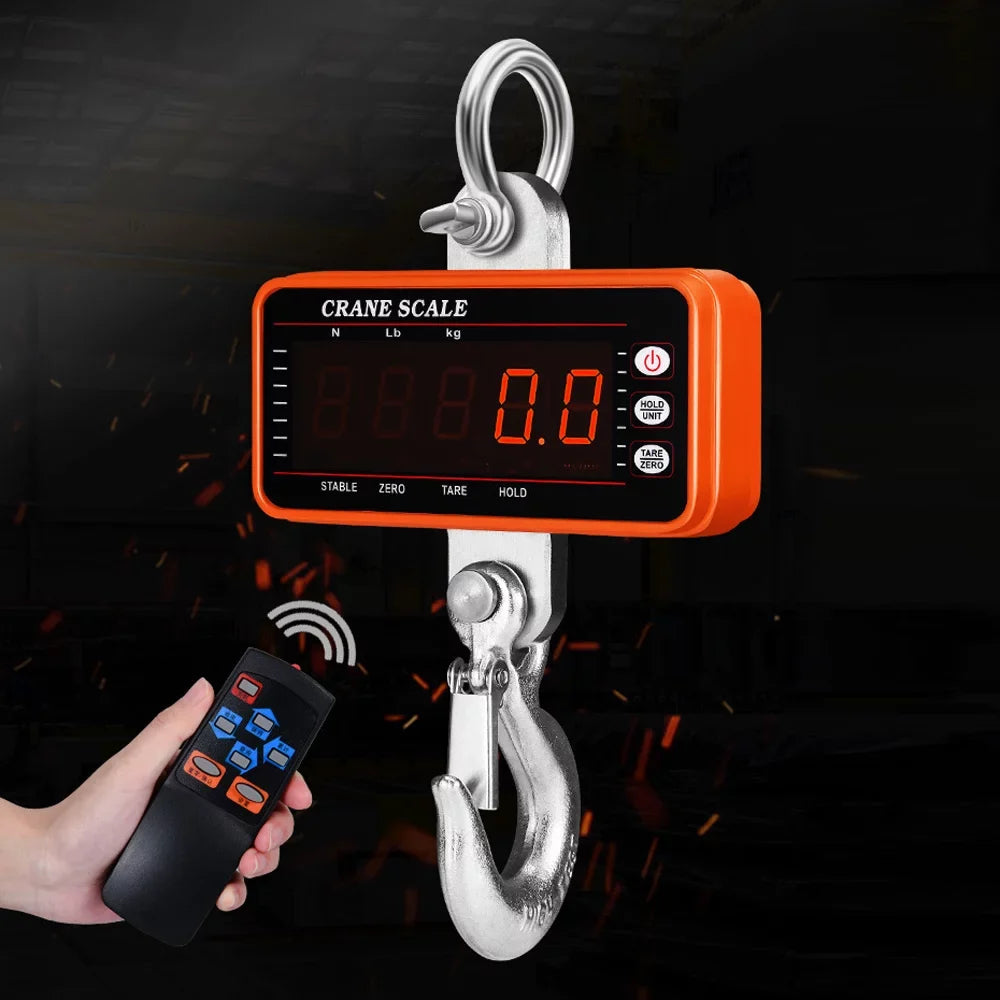 Dadypet Electronic Weigher,Heavy Duty Sizecale Sizecales LCD Display 1Ton Crane Sizecale Duty Sizecale Sizecales Sizecale 1Ton Crane Tool Sizecale 1Ton Display Tool Sizecale LCD Display Tool SizeIUKE ERYUE Qudai