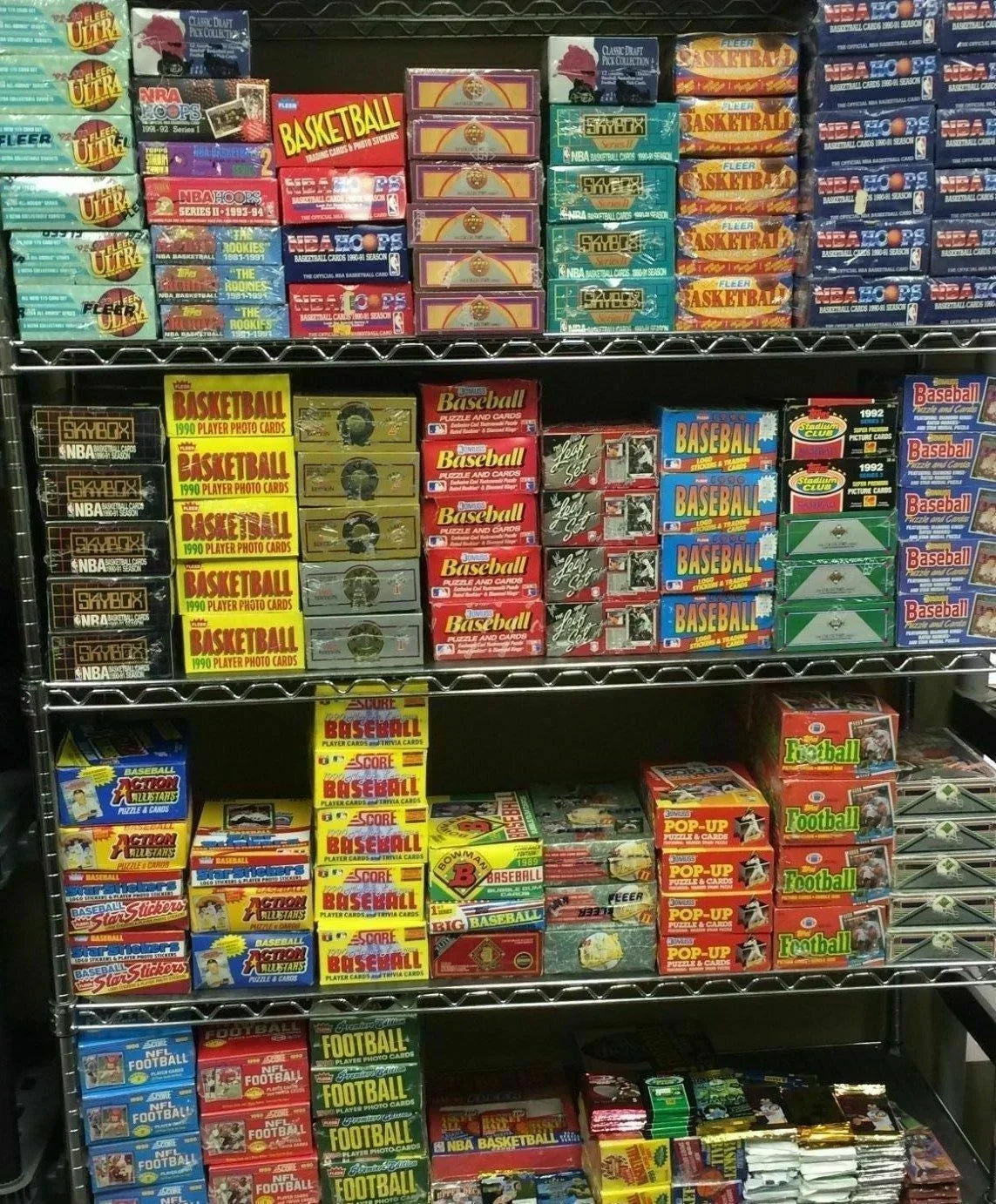HUGE LOT: 300 Unopened Basketball Cards in Factory Sizeealed Packs of NBA Cards