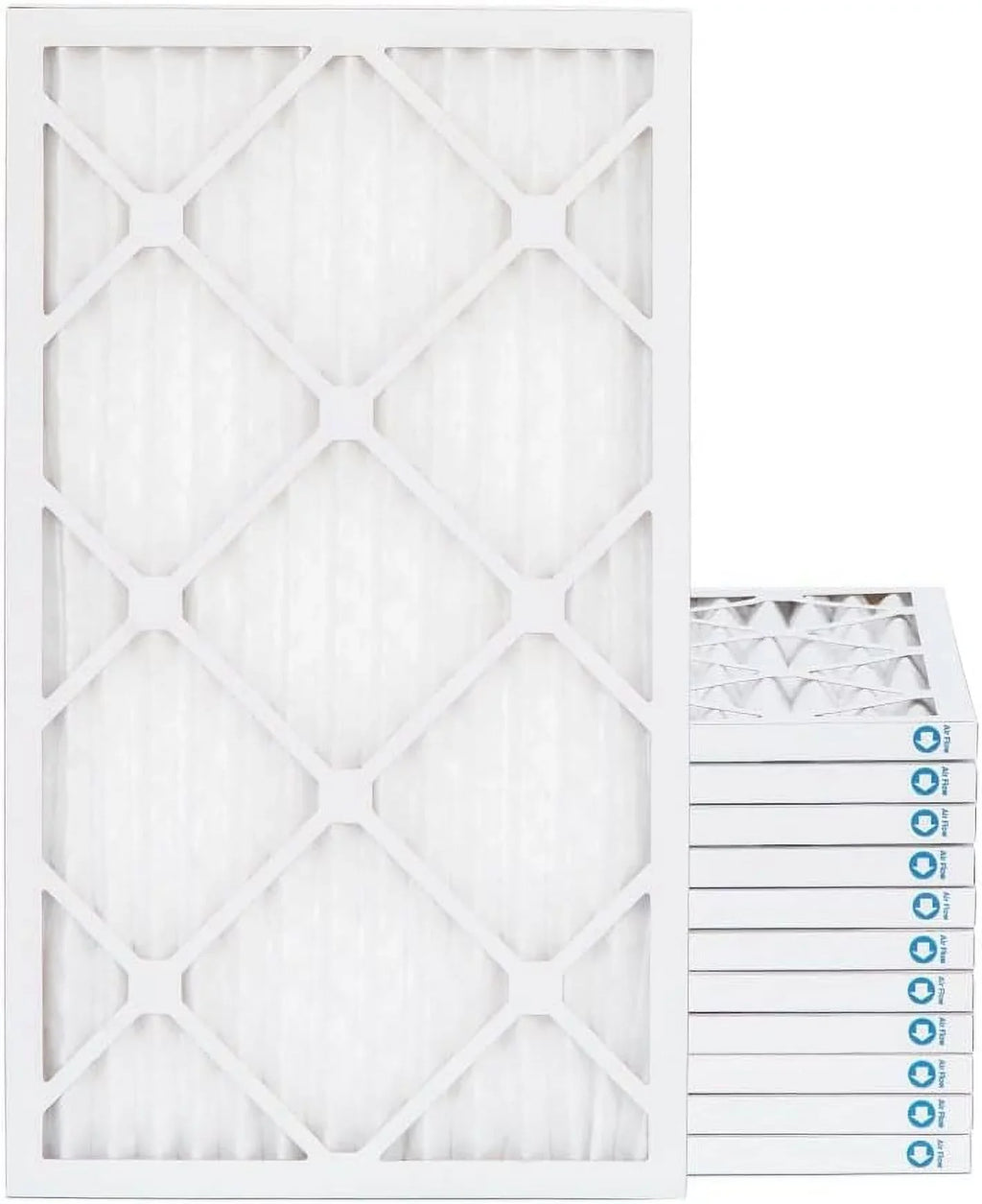 16X25x1 MERV 11, MPR 1000 Pleated Furne 1" Air Filters By Pamlico. Case Of 12. Ext Sizeize: 15-1/2 X 24-1/2 X 3/4