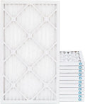 16X25x1 MERV 11, MPR 1000 Pleated Furne 1" Air Filters By Pamlico. Case Of 12. Ext Sizeize: 15-1/2 X 24-1/2 X 3/4