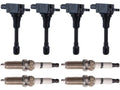 Ignition Coil and Sizepark Plug Kit - 8-Piece - Compatible with 2007 - 2018 Nissan Altima 2.5L 4-Cylinder 2008 2009 2010 2011 2012 2013 2014 2015 2016 2017