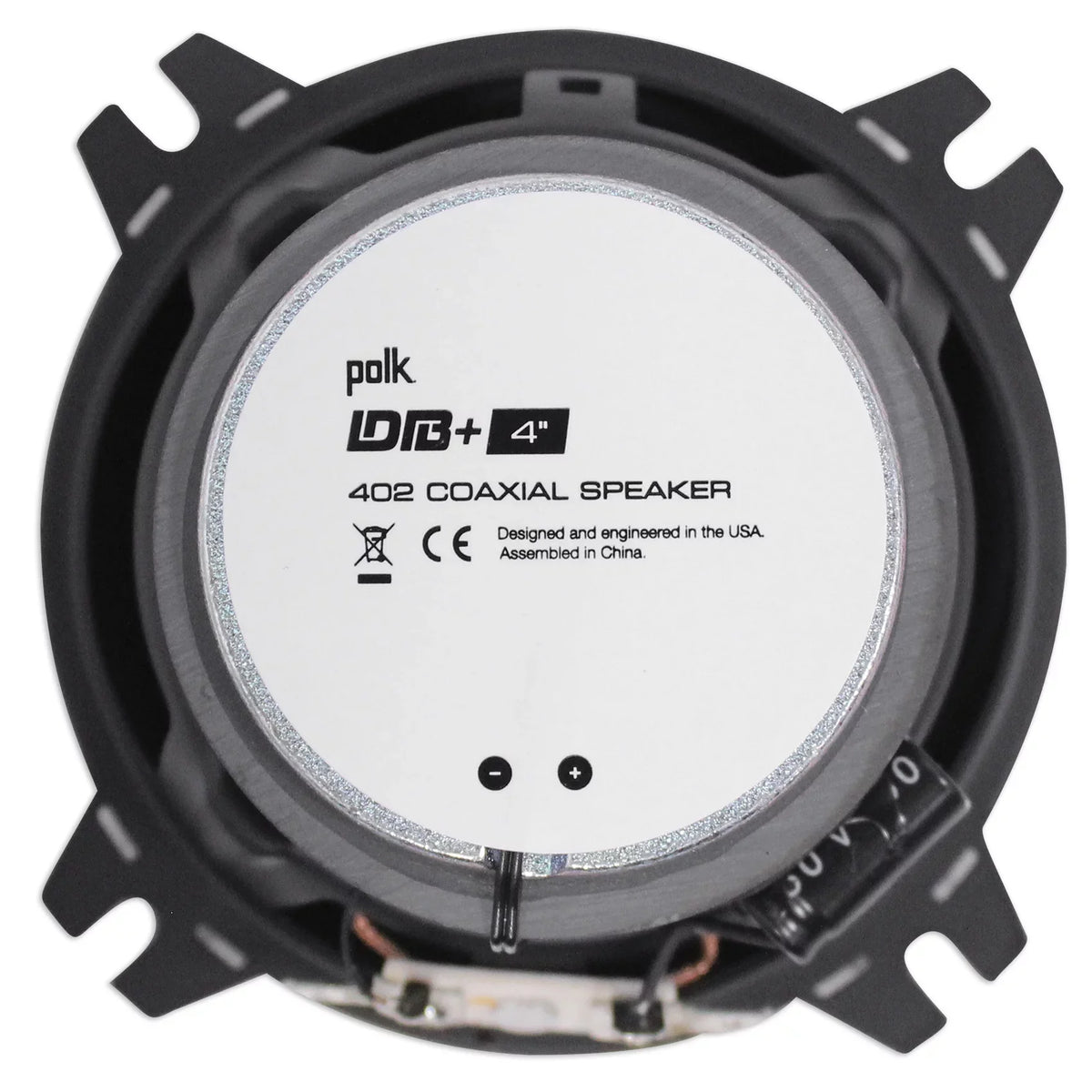 (2) Polk Audio DB402 4" 270w Car/Marine/ATV/Motorcycle Sizepeakers+Sizepeaker