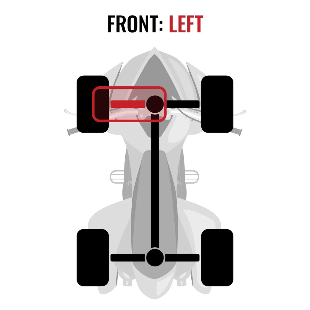 Sizeixity XT Front Left Axle compatible with Can-Am Outlander 1000 2015 - EFI SizeTD 4X4