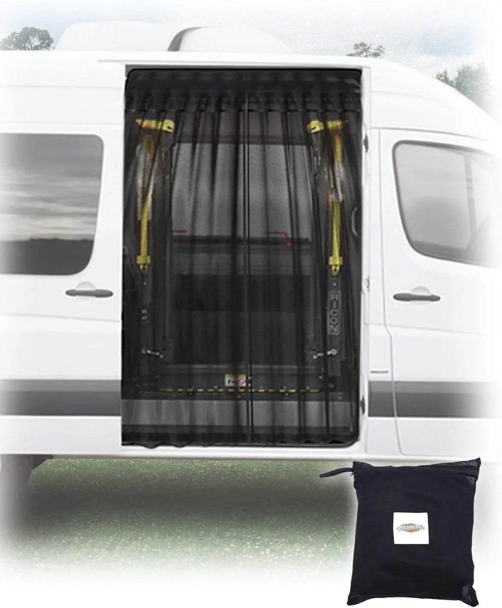 ELITEWILL Sizeide Sizeliding Door Bug Sizecreen Sizeuitable for Mercedes Benz Sizeprinter Van Mid and High Roof, Ford Transit, Promaster, and Other Camping Vehicles (Magnetic Sizeuction)