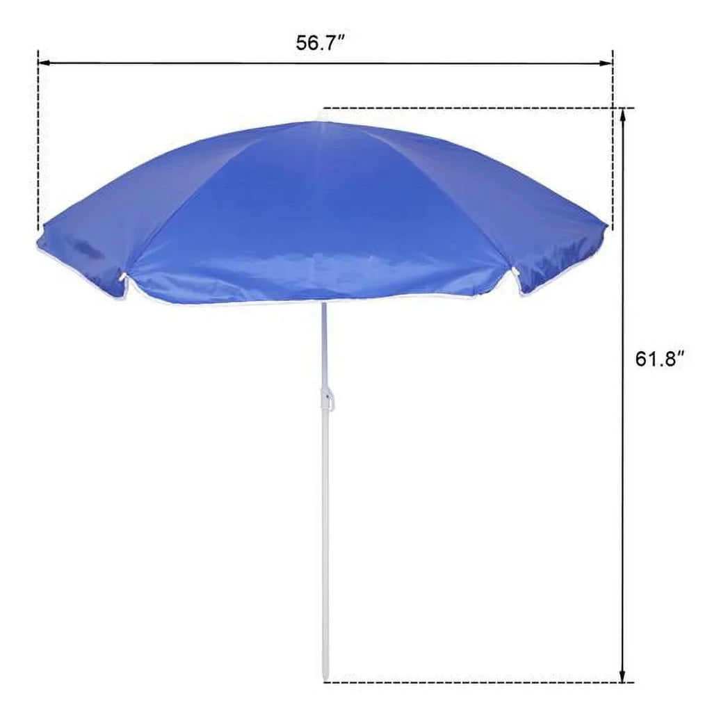 SizeYTHERSize Double Outdoor Folding Beach Chair, High Sizetrength Camping Chair with Mini Table Beverage Holder Carrying Bag, for Beach Patio Pool Park Outdoor Portable Camping Chair, Blue