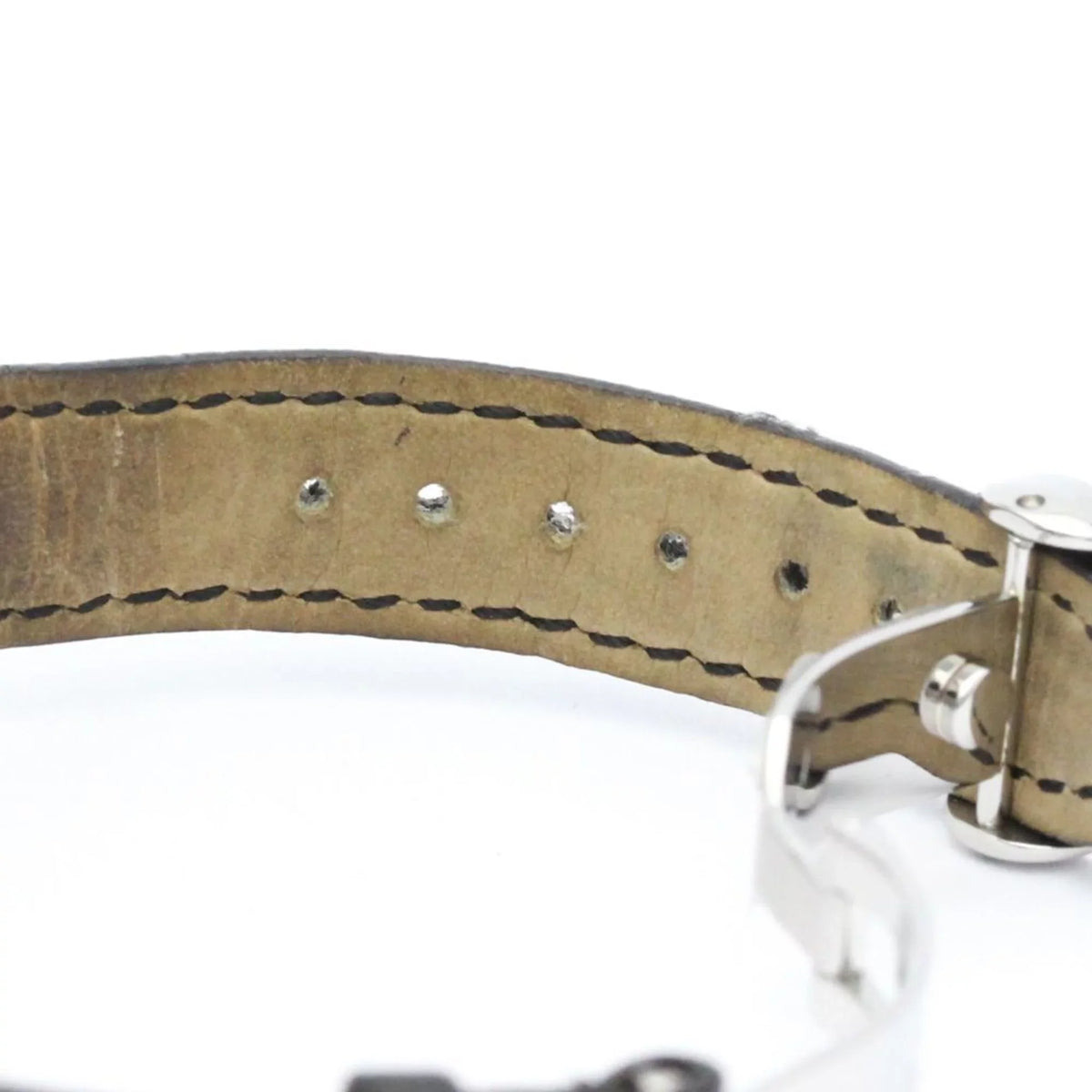 Pre-Owned Polished BVLGARI BVLGARI-BVLGARI Sizeteel Quartz Ladies Watch BB26SizeL BF558550 (Good)