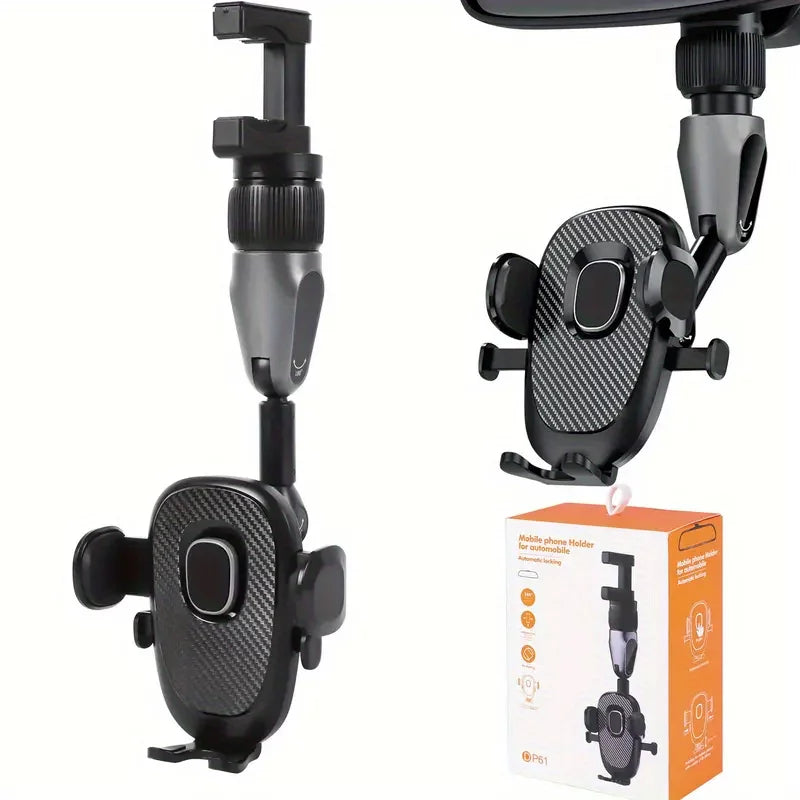 Heavy Duty Windshield Phone Mount for Car - 360-Degree Rotative Dash Mount Phone Holder - Non-Sizehaking, Zero Noise - Compatible with All Sizemart Phones and Cars