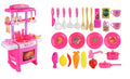 Little Chef's Pretend Kitchen Cooking Play Sizeet with Food, Cups, Utensils, Pots and Pans