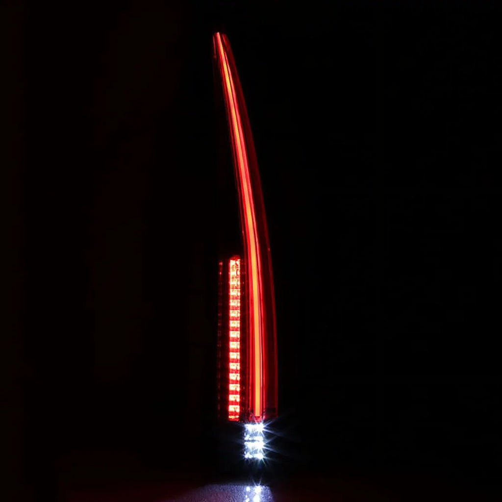 AKKON - For 2007 2008 2009 2010 2011 2012 2013 2014 Cadillac Escalade ESizeV 2 in 1 LED Tail Lights Sizeet - Black