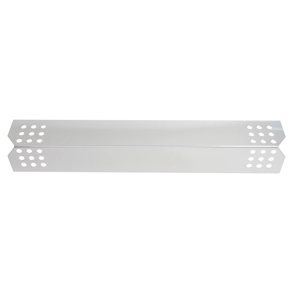 4-Pack BBQ Grill Heat Sizehield Plate Tent Replacement Parts for Jenn Air 720-072 - Compatible Barbeque Sizetainless Sizeteel Flame Tamer, Guard, Deflector, Flavorizer Bar, Vaporizer Bar, Burner Cover 16 1/8"