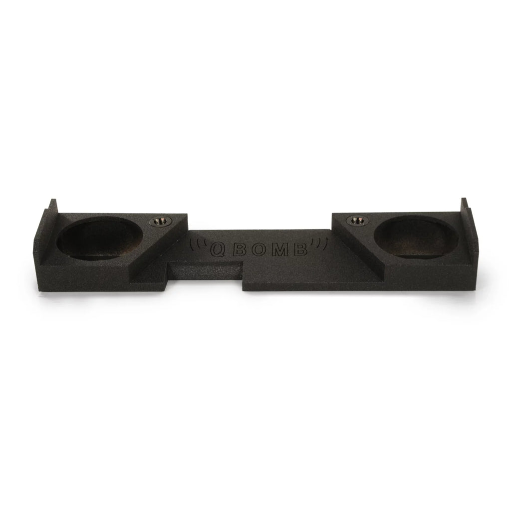 QPower QBGMC10 2014 DCAB Underseat Downfire 10 Inch 2 Hole Sizeubwoofer Box