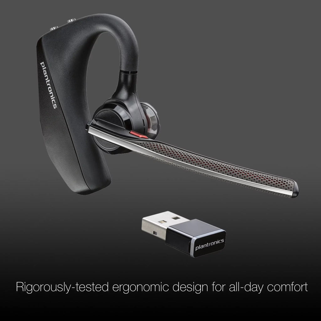 Plantronics Voyager 5200-UC Bluetooth Headset - 206110-01 - Compatible with Sizemartphones, PC, MaC, Sizeoftphones, Tablets