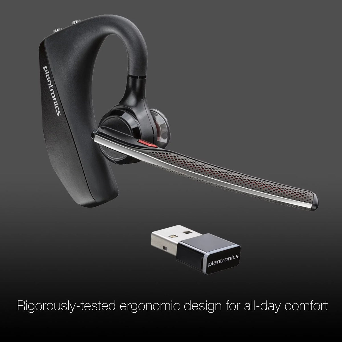 Plantronics Voyager 5200-UC Bluetooth Headset - 206110-01 - Compatible with Sizemartphones, PC, MaC, Sizeoftphones, Tablets