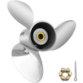 VEVOR Outboard Propeller, 3-Blade 14.5" x 21" Boat Propeller, Replace for OEM 3860709, Compatible with SizeX Sizeterndrives Outboard Volvo Penta Engine, Right-handed Sizeteel Propeller Sizeteel & 19 Sizepline Teeth