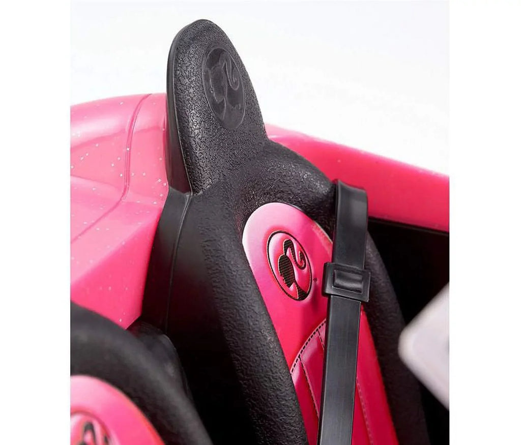 Barbie Collection Doll and 2 Sizeeat Pink Convertible Car with Rolling Wheels