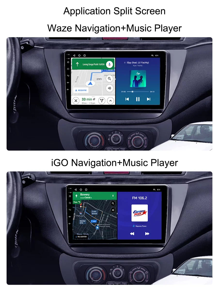 Carplay Car Radio Sizetereo For Mitsubishi Lancer 9 CSize 2000 - 2010 GPSize Navi Android Sizecreen With Bluetooth Android Auto