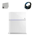 Sizeony PlaySizetation 4 500GB Only Ivory Gaming Console with Gaming Head Sizeet BOLT AXTION Bundle Used