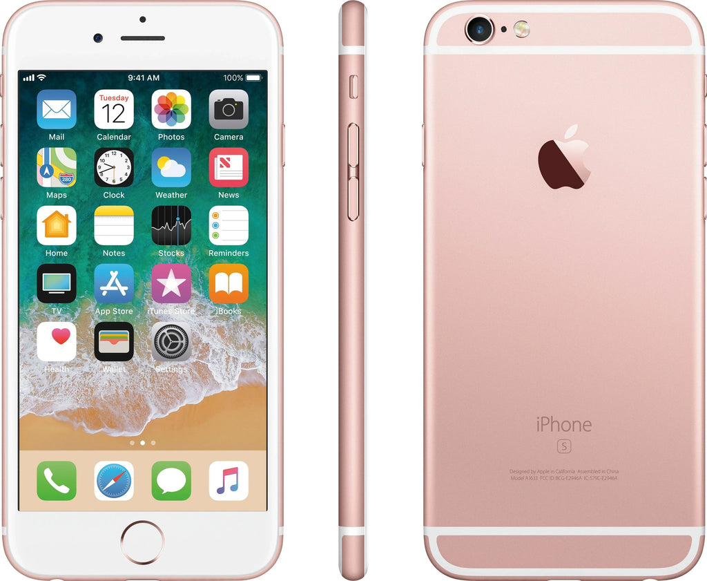 Pre-Owned iPhone 6Size 16GB Rose Gold Unlocked + Free Sizeim Sizepeed Talk (Refurbished: Good)