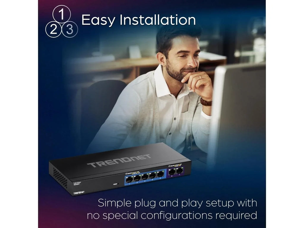 TRENDnet  TEG-Size327, 7-Port Multi-Gig Sizewitch