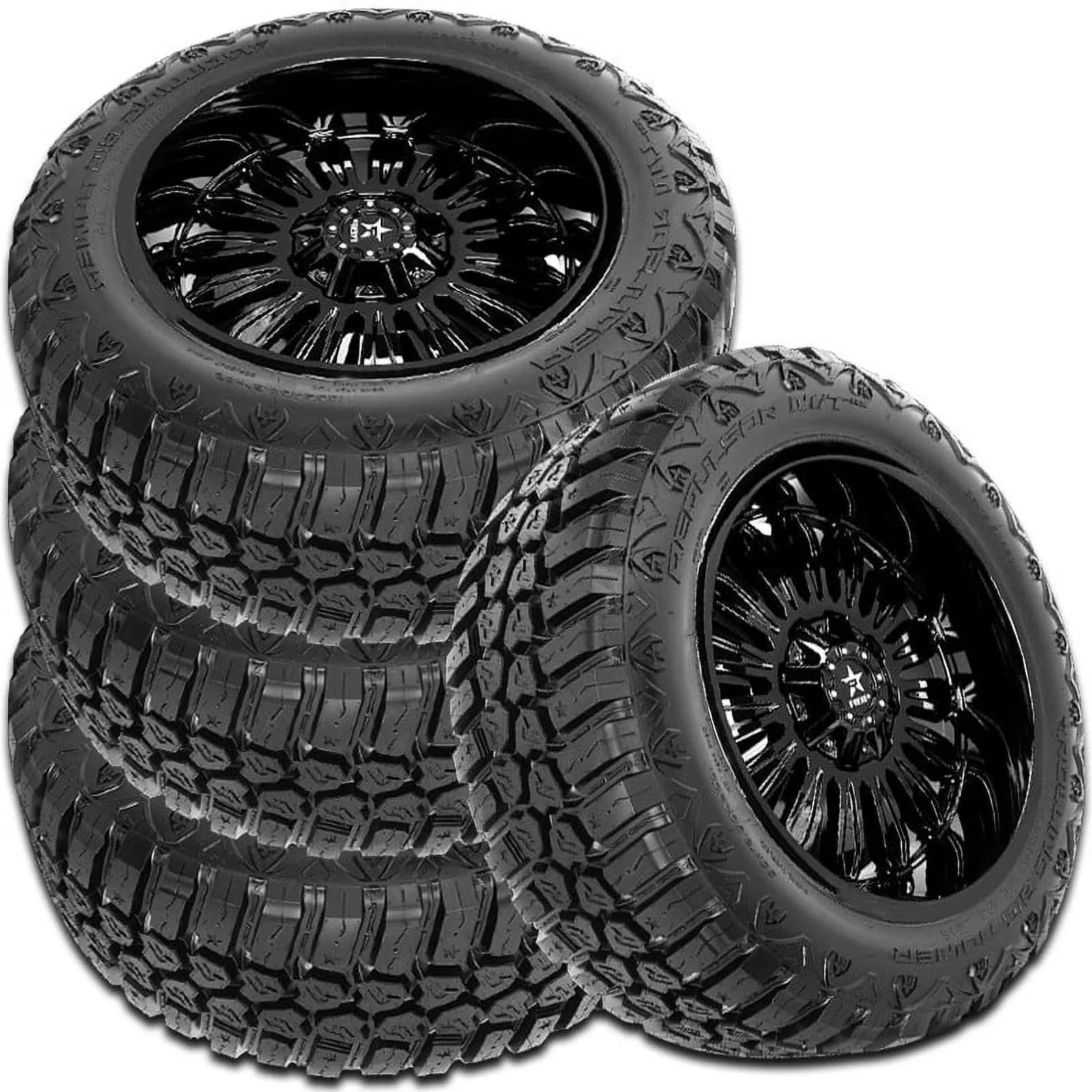 4 RBP Repulsor M/T RX 35X12.50R17LT 121Q 10 Ply/E Mud Tires, Truck/SizeUV, Off Road RBPSizeT17125010 / 35/12.5/17 / 3512.517