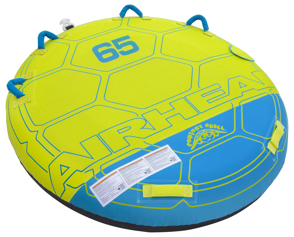 AIRHEAD COMFORT SizeHELL DECK 65 Towable Tube, 2 Riders
