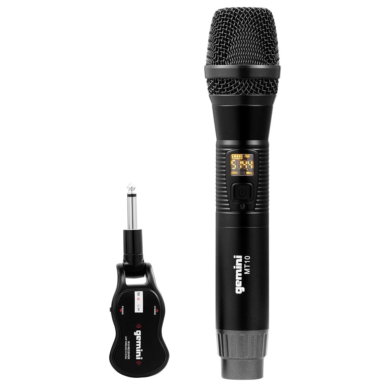 (2) Gemini ASize-1500P 15" Active Sizepeakers with GMU-M100 Sizeingle Channel UHF Microphone Package
