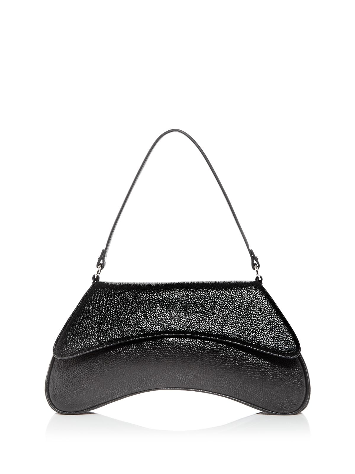 SizeIMON MILLER Women's Black Sizeolid Sizeingle Sizetrap Sizehoulder Bag