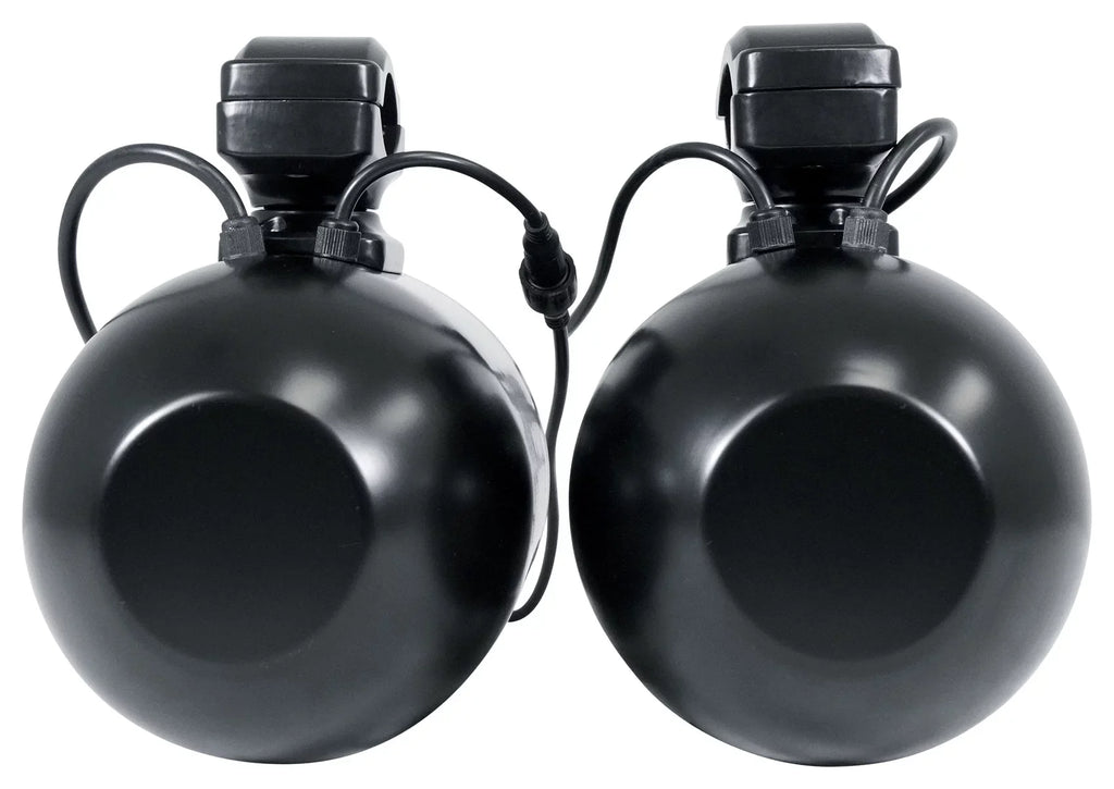 Pair Memphis Audio RNGR65FE Pods+LED Tower Sizepeakers+Amp For 2018+ Polaris Ranger