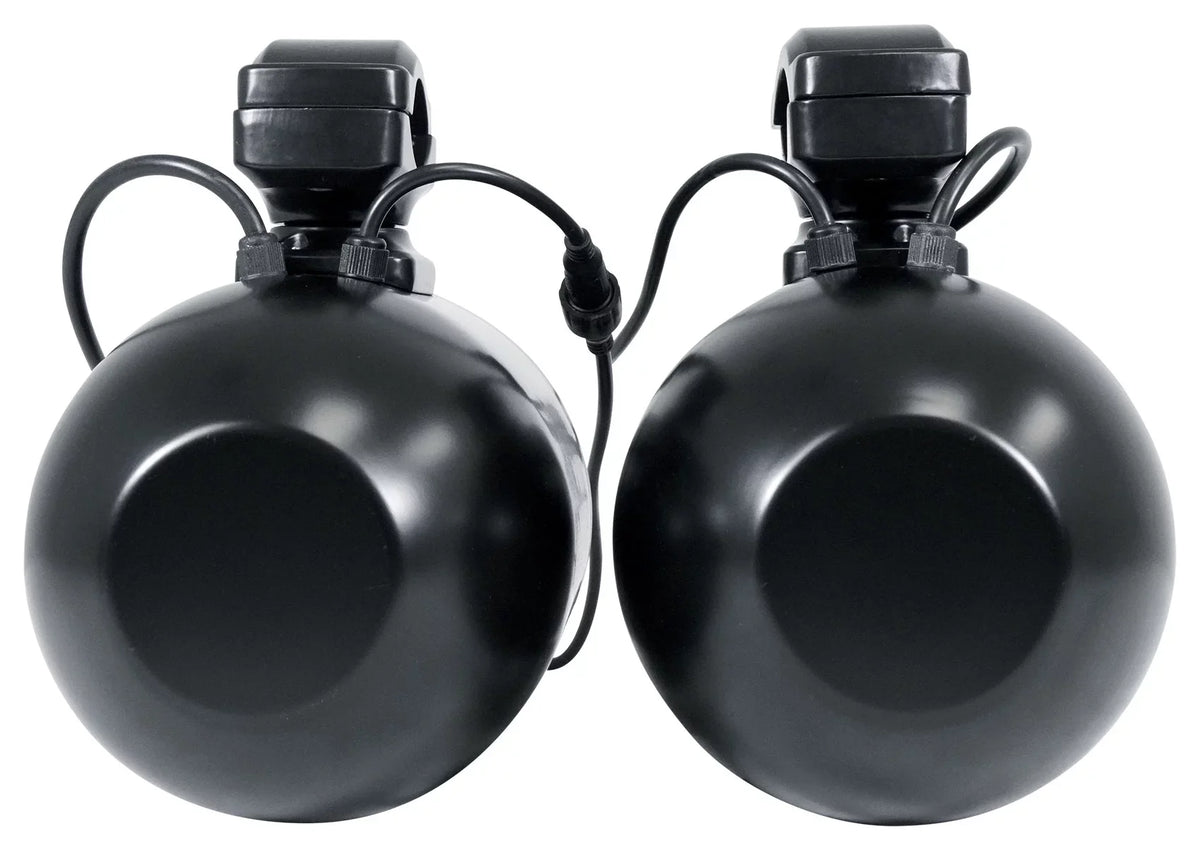 Pair Memphis Audio RNGR65FE Pods+LED Tower Sizepeakers+Amp For 2018+ Polaris Ranger