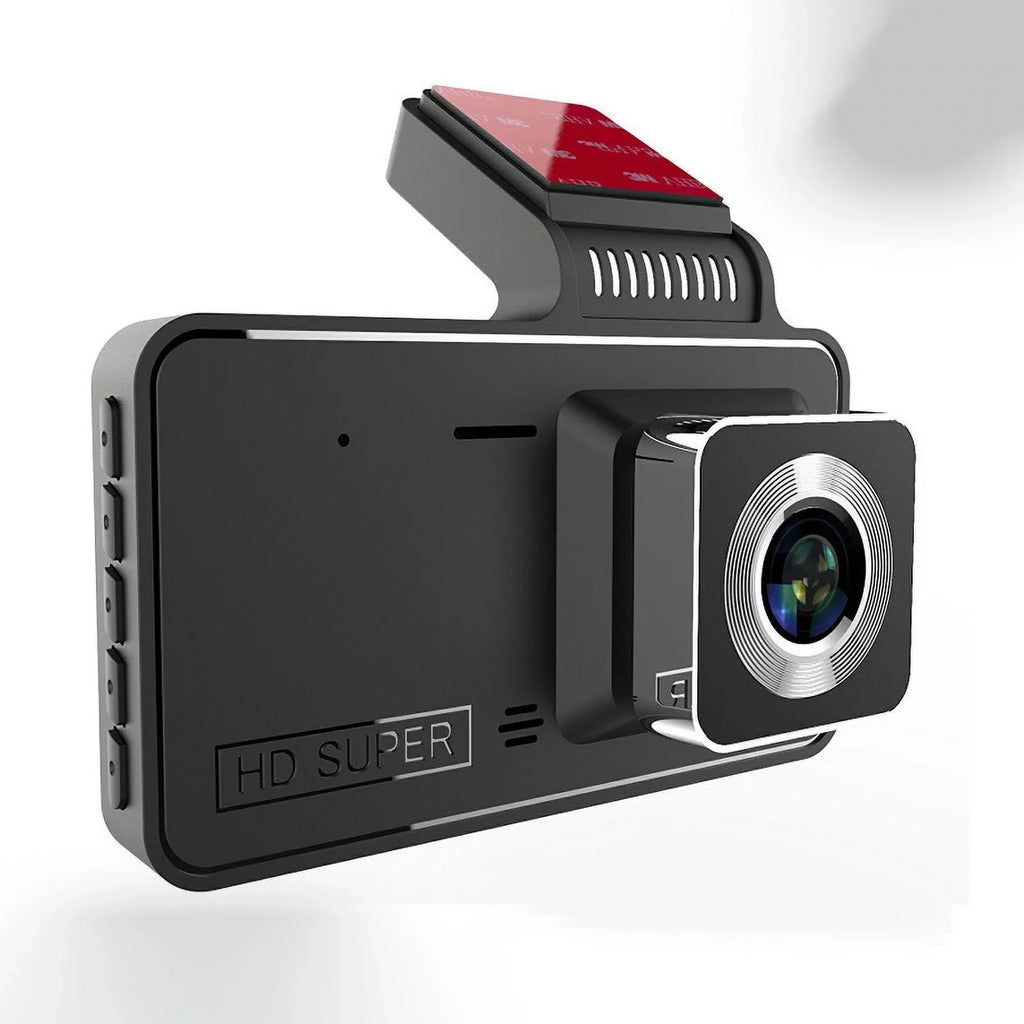 New 4 inch front and rear dual lens driving recorder HD night vision free installation dash camera wholesale