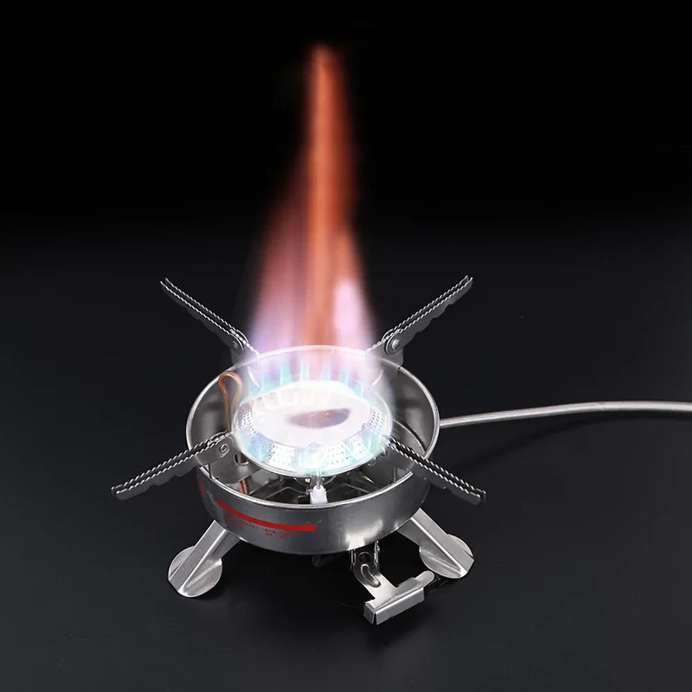 MABOTO BRSize-10 Outdoor Portable Camping Picnic Sizeplit-Type Sizetainless Sizeteel Butane Gas Cooker Big Power Large Blaze