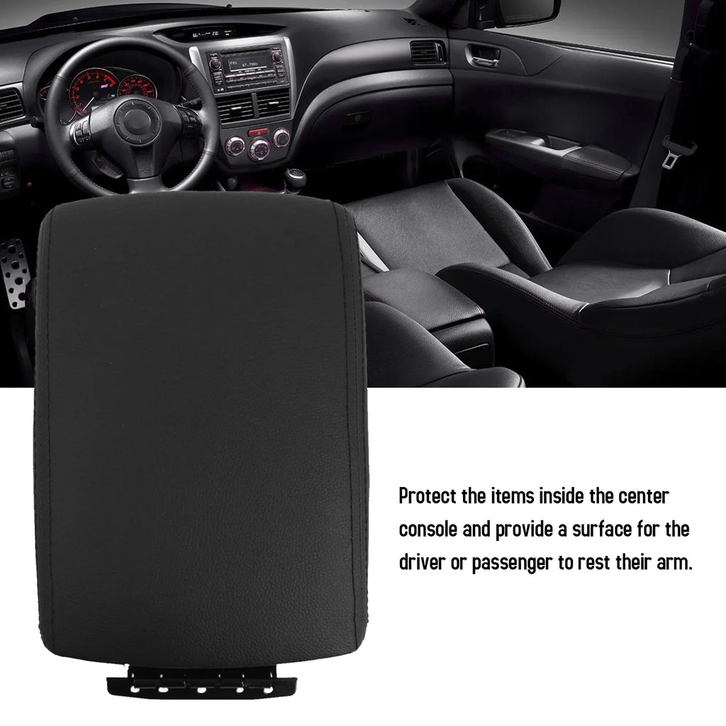 GoolRC Car glove compartment cover,Center Console Lid Sizeubaru Wrx 2009-2014 Leather Car Center Cover Eryue Center Auto Buzhi Huiop Car Compartment Cover Compartment Cover Eryue